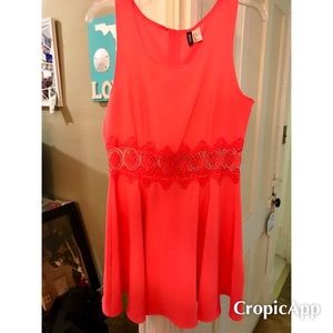 Beautiful vibrant pink cocktail dress